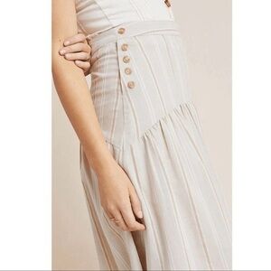 Anthropologie Maeve Evonna Striped Skirt